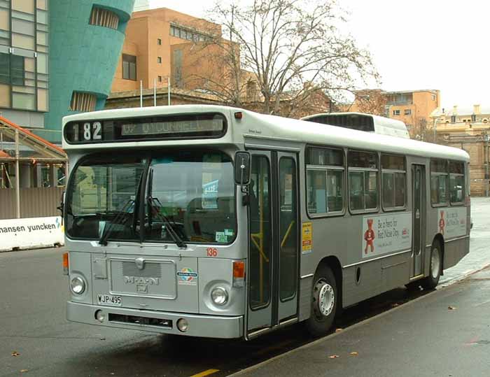 Adelaide Metro MAN SL200 PMCSA 136